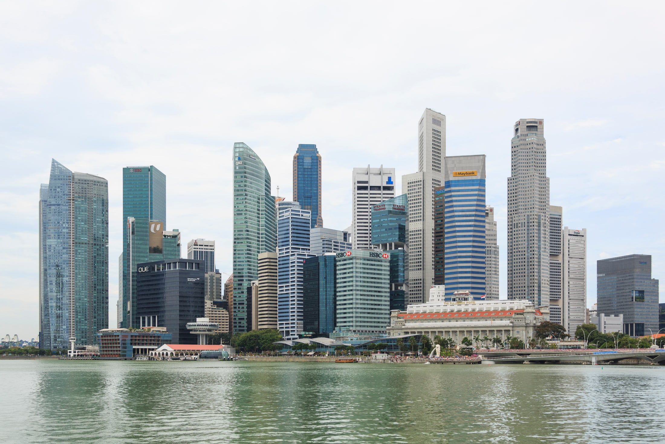 Singapore Marina Bay skyline